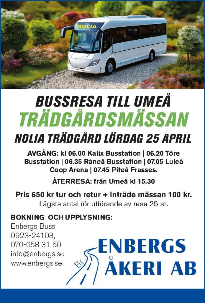 Trädgårdsnolia 2026